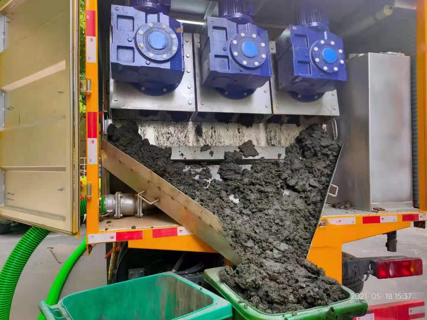 庄河化粪池清掏城市维护站-泥浆净化干湿分离处理